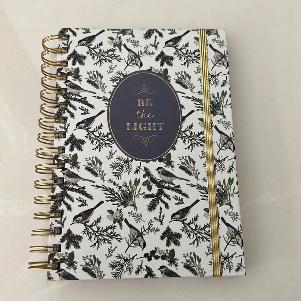 Scribble and Scribe Snowy Chickadee Spiral Notebook Journal NWT